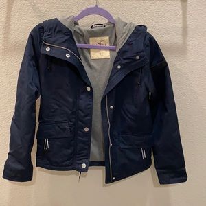 Hollister Blue Anorak